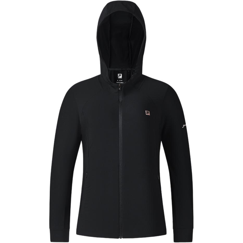 New FILA Fitness Jacket Women's Pitch Black A11W521503F-BK