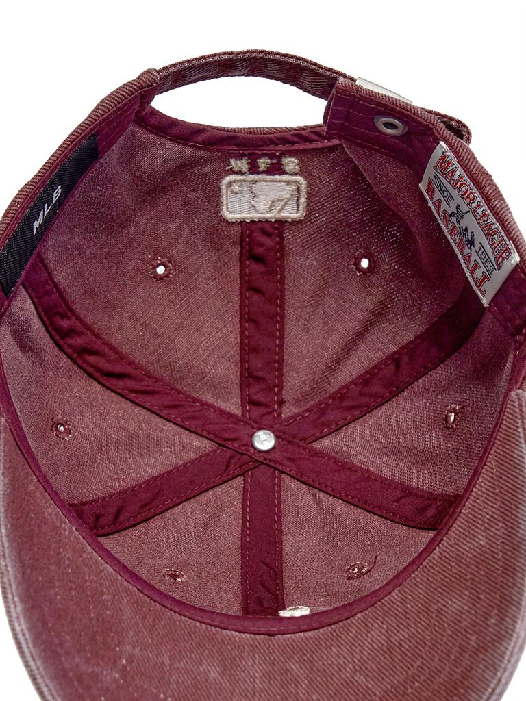 Emelbi Basic Washed Unstructured Ball Cap La (D.Wine)