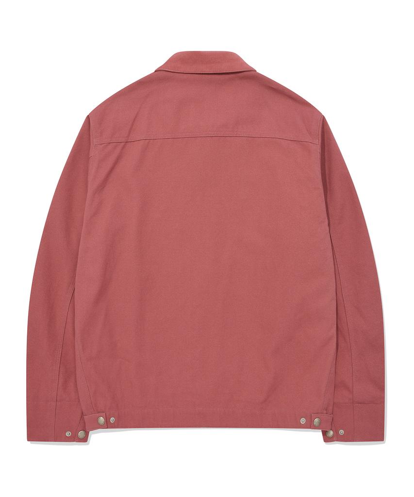 Wacky Willy Corduroy Color Block Work Jacket Pink