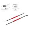 2PCS Repair Tool Comb Lock Picks Hand Tool Seal Gasket Puller Oil Seal Screwdrivers Set  Car Auto