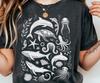 Vintage Sea Animals 90s Style Tshirt, Retro Comfort Colors® Y2k Ocean Shirt, Sealife, Whale, Orca, Turtle, Dolphin Shit, Hand Drawn Sea Life