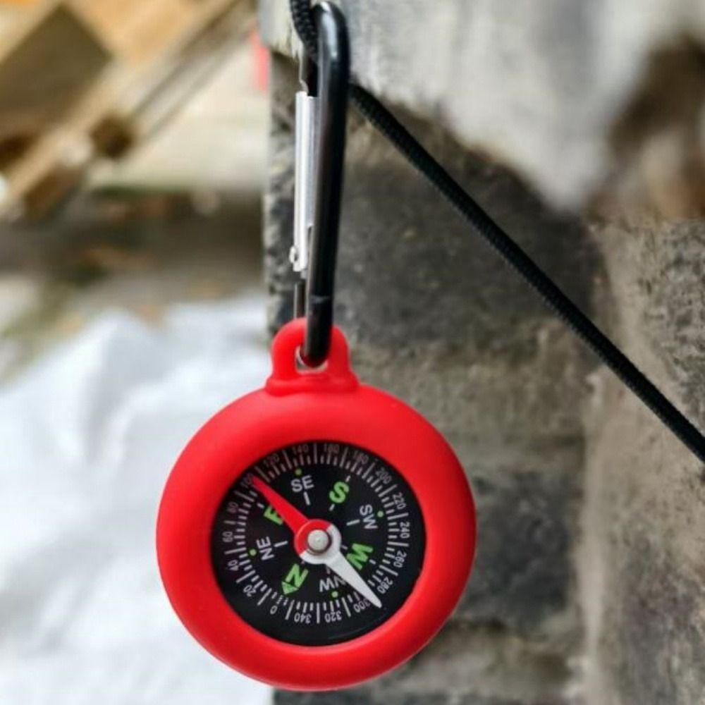 Mini Outdoor Survival Compass Carabiner  For Camping and Outdoor Exploration