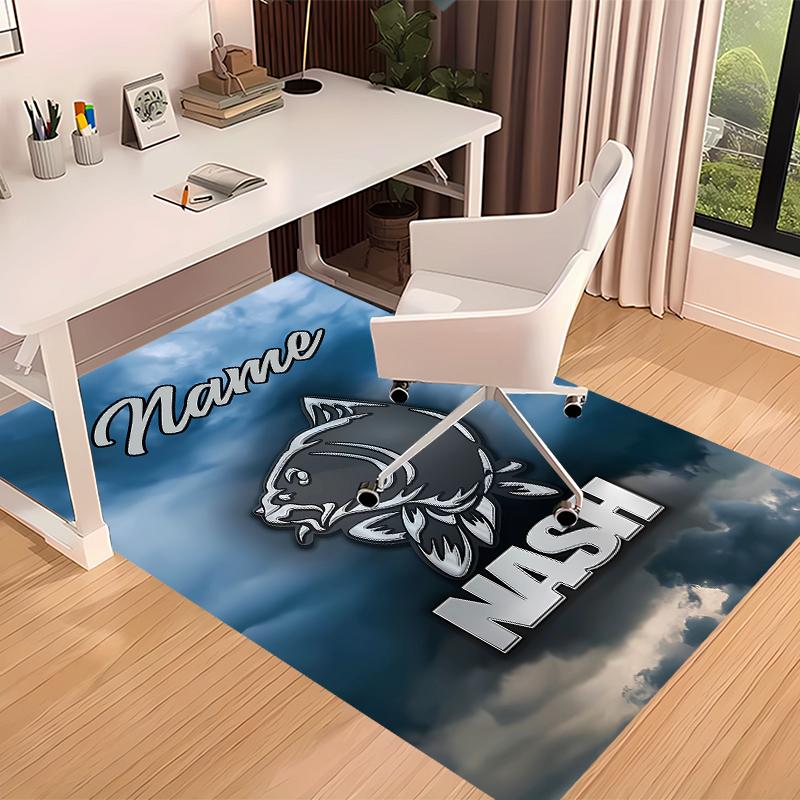 Custom personalization Nash logo Print Area Rug - Soft, Washable Non-Slip Indoor Mat,Living Room,Home&Office Decorative Rug