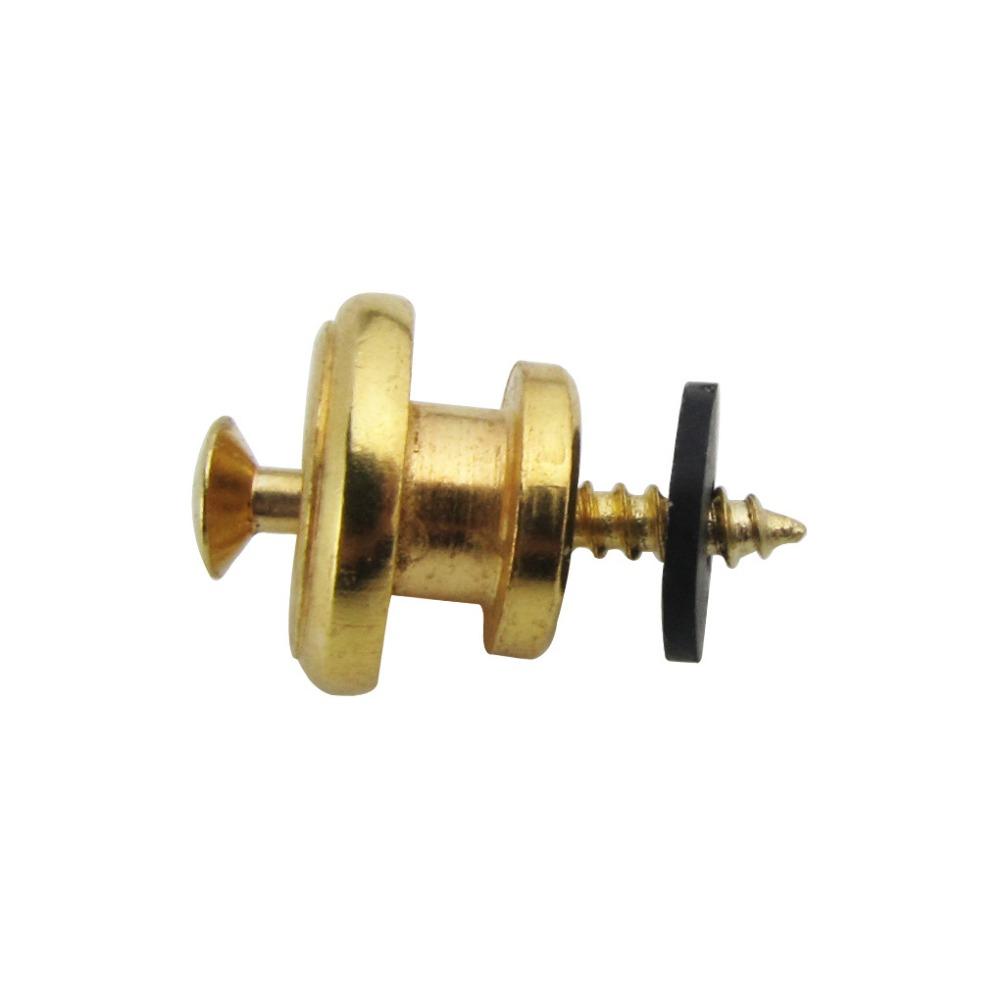 FLEOR 1 Pair of Mushroom Head Guitar Strap Locks Straplocks Buttons Gold/Chrome/Black Choose for Guitar Parts