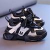 Children's Sports Shoes 2025 New Spring and Autumn Girls Shoes Soft Sole Light Winter Velvet Boys Dad Shoes