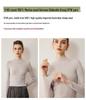 2025 Autumn Women's Slim Fit Korean Style Pleated Half-High Neck Wool Sweater