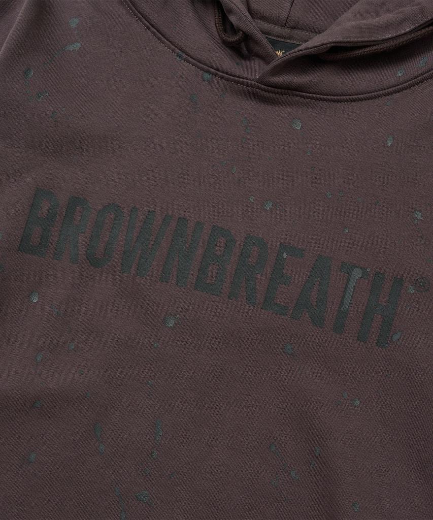 Painted Hoodie - Dark Brown