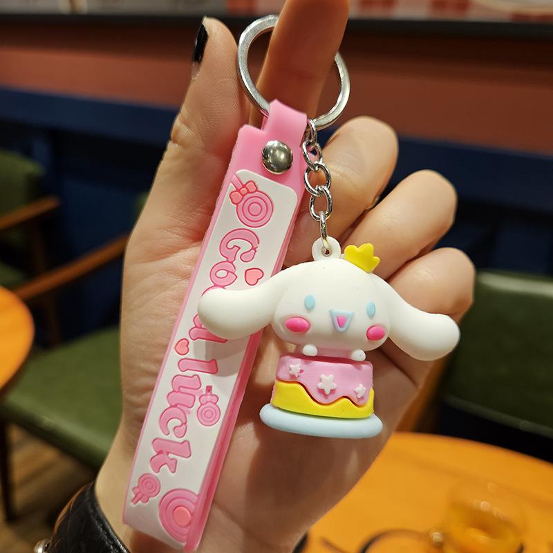 Neuer Cartoon Mond Schlüsselanhänger, Taschenkleinanhänger Pvc Weichgummi Dreidimensionaler Anti-Verlust Schlüsselanhänger