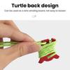 5Pcs Wind Rope Buckle Porous Non-slip Turtle Back Shape Aluminum Alloy Turtle Back Curved Rope Winder Outdoor Camping