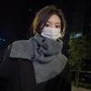 Korean Style Button Scarf Women Autumn And Winter Retro Warm Neck Collar Knitted Shawl Dual-Purpose Cold-Proof Scarf