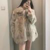 Imitation Fox Fur Locomotive Jacket Winter New Cotton Fur Body Fur Coat