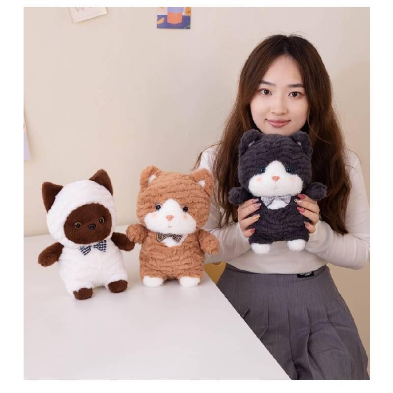 Adorable 8 Inch And 9 Inch Plush Cat Toy Doll Perfect For Weddings And Gifts