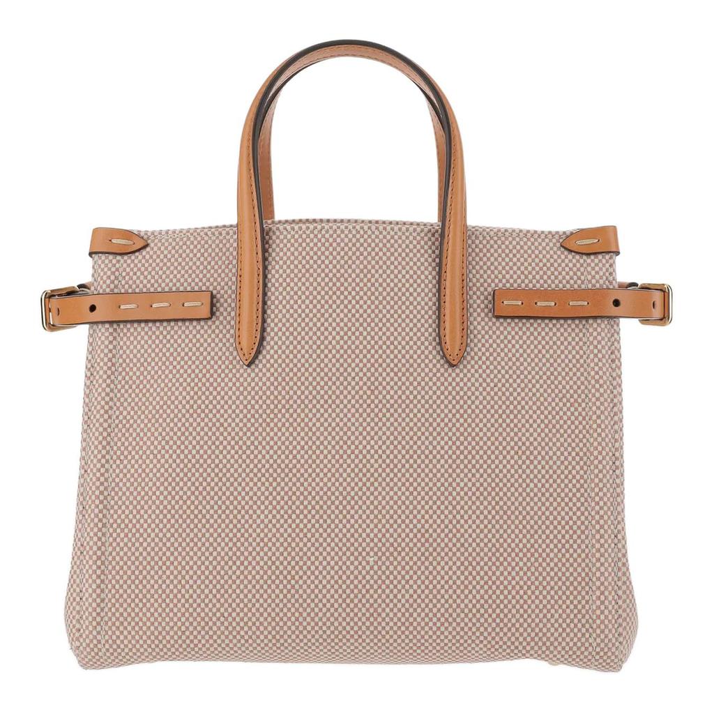 Valentino Antibes Logo Magnetic Closure Cotton Tote Bag Women Tote Bag Light-Brown W2B0R20EZTR2H