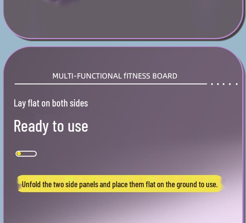 Automatic Rebound Ab Roller: Multifunctional Abdominal Toning Board for Men & Women