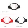 For Mercedes Benz Smart Fortwo 451 2009 2010 2011 2012 - 2015 Car Steering Wheel Frame Cover Trim Accessories ABS Carbon Fiber