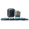 Durable Anti Burn Travel Tea Set Portable Mini Ceramic Teapot With Storage Bag Tea Infuser Set Outdoor Use