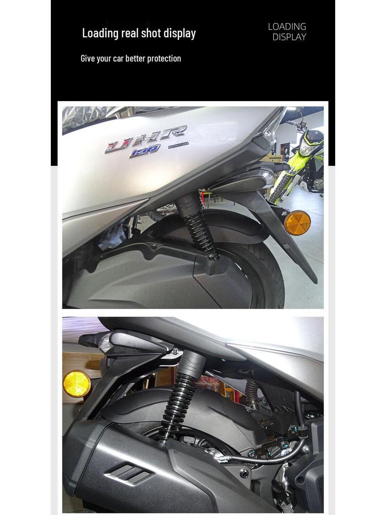 Haojue UHR150 Motorrad Hinterradkotflügelverlängerung - Wasserdicht, Schlammschutz, Modifiziertes Zubehör für HJ150T-28