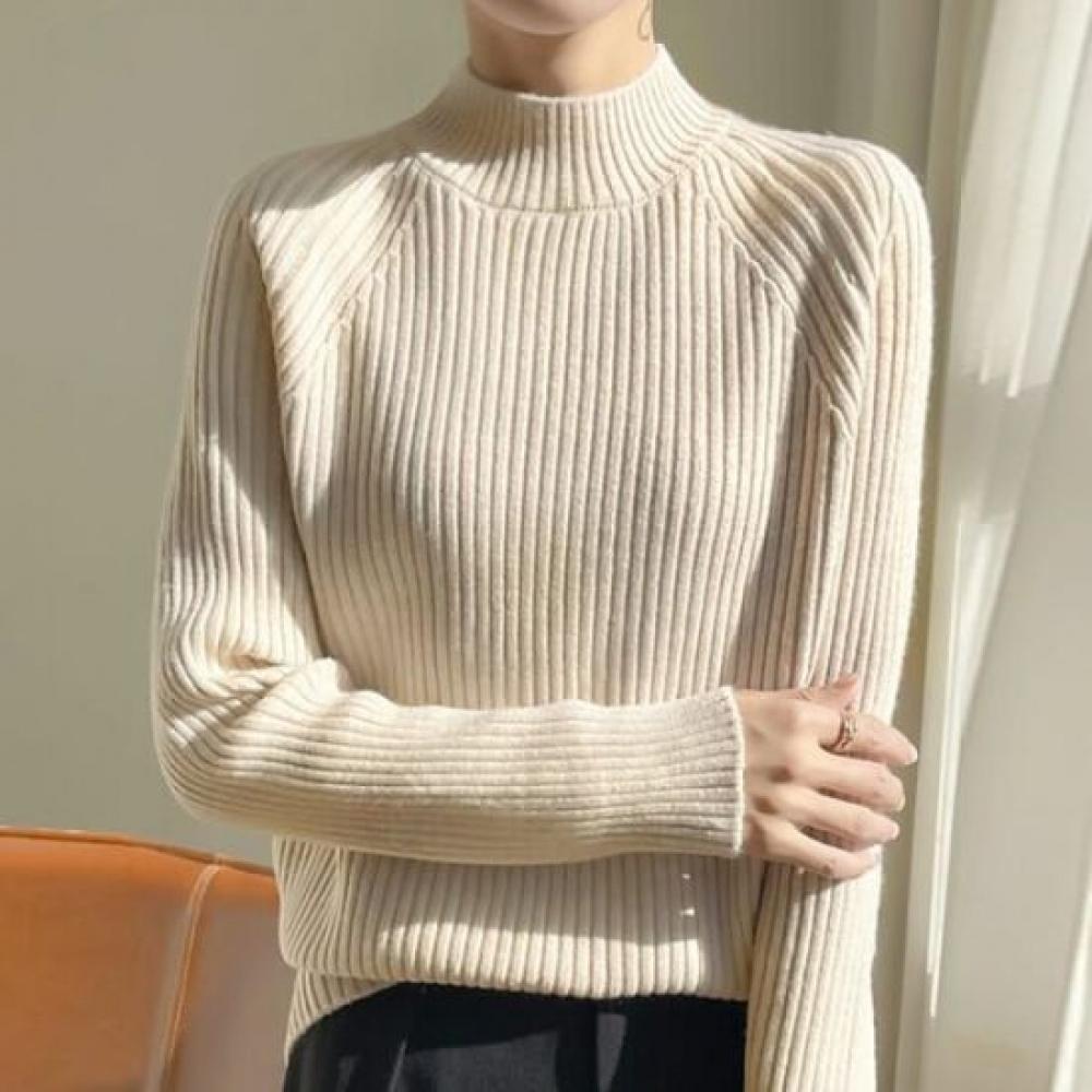Navava Turtleneck Long Sleeve Knit Top Nk2736