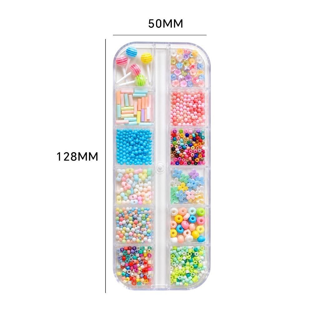 Colorful Nail Art Glitter Set 3D Nail Charms Decorations New Nail Art Sequins Kit Nail Decoration