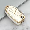 For Fiat Florino Qubo Ducato Bravo Doblo Linea Punto Stilo Iveco 3Buttons TPU Car Remote Key Fob Shell Cover Case Holder