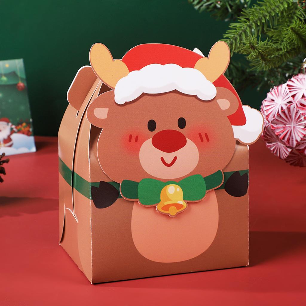 Christmas Cartoon Hand-held Gift Box, Christmas Eve  Packaging Box