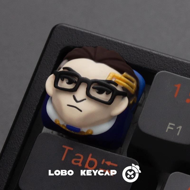 2025 VLRT Game Peripheral Products Q Version Cute Resin Keycap Esc Key Esports Room Decoration Festvial Toy Surprise Gifts