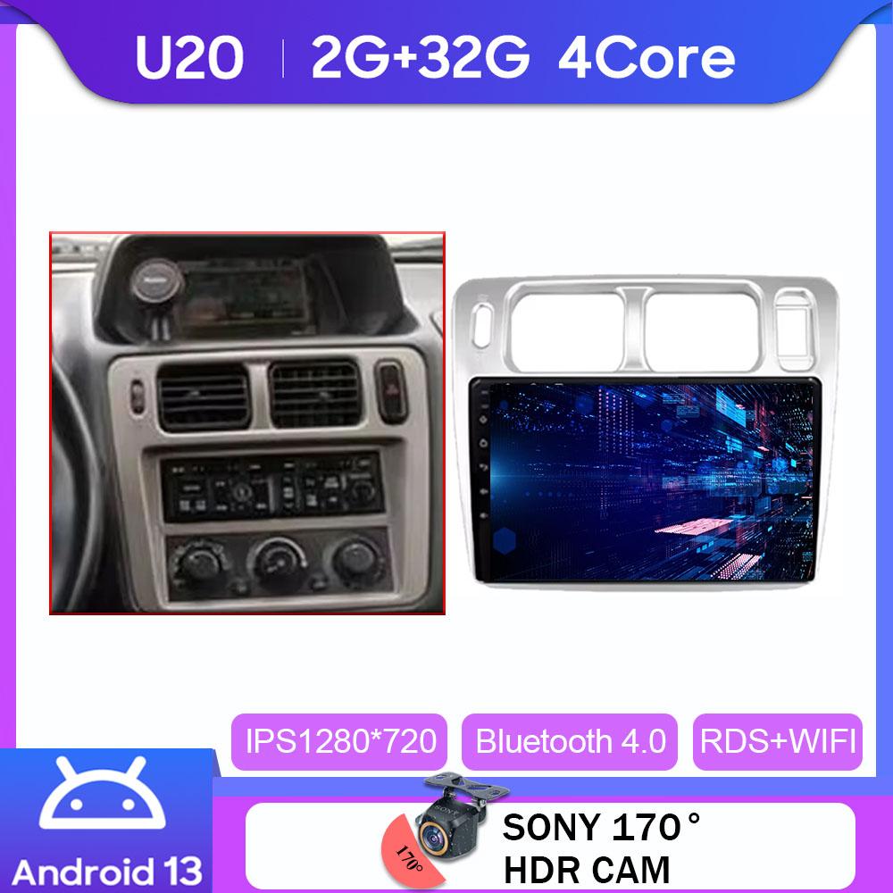 

Android 13 для Mitsubishi Pajero iO 1998 - 2007 автомобильный радиоприемник электроника сенсорный мультимедиа видеоплеер навигация 4G WIFI BT нет 2din