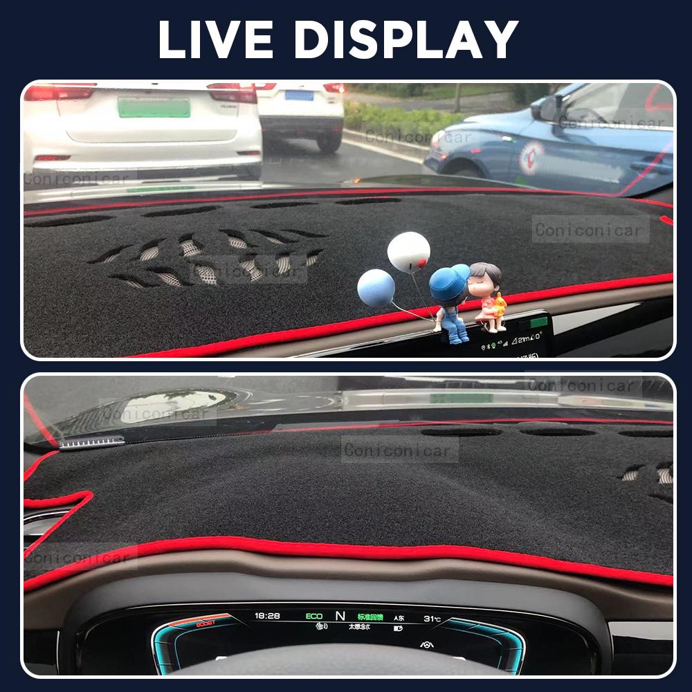 For BYD HAN DM-i EV 2025 Car Dashboard Cover Mat Sun Shade Pad Avoid Light Mat Instrument Carpet Protection Accessories