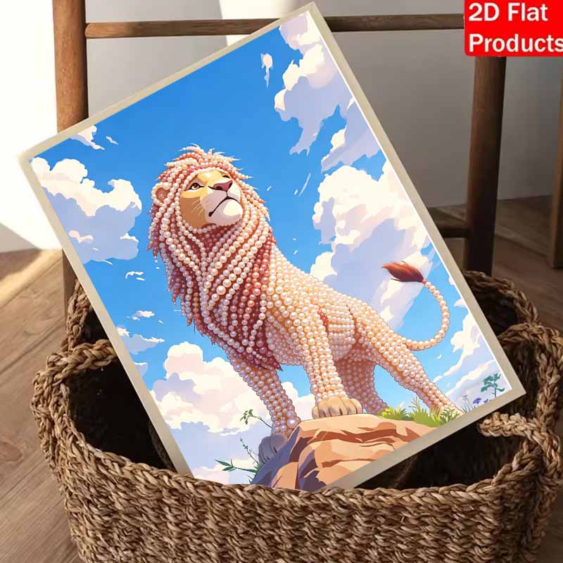 Disney DIY Pearl Painting The Lion King Decorative Painting Creative Ornaments Friends Gifts Desktop Furnishings Home Decoration