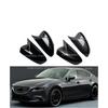 Car Rearview Side Mirror Cover Wing Cap Fit For Mazda 6 Atenza 2014 2015 2016 2017 Exterior Door Housing Shell Trim ABS