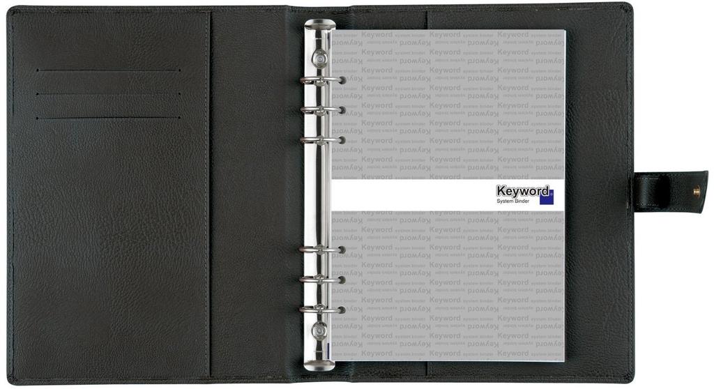 Raymay Fujii System Planner Keyword A5 Black WWA5005B