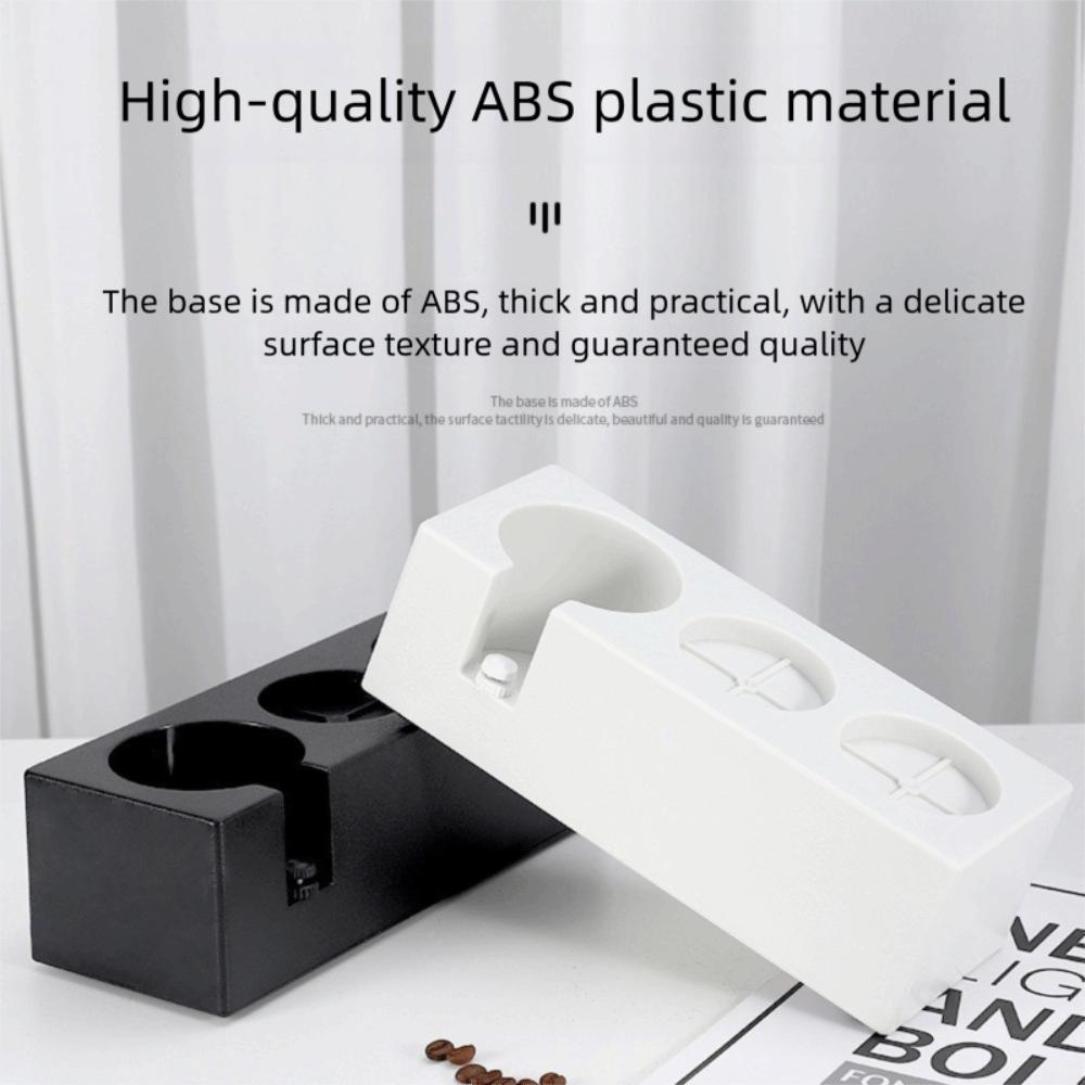 Universal 51/53/58mm Espresso Coffee Tamper Station 2 in 1 ABS Coffee Bar Stand Non Slip Coffee Tamper Base Cafe Supplies