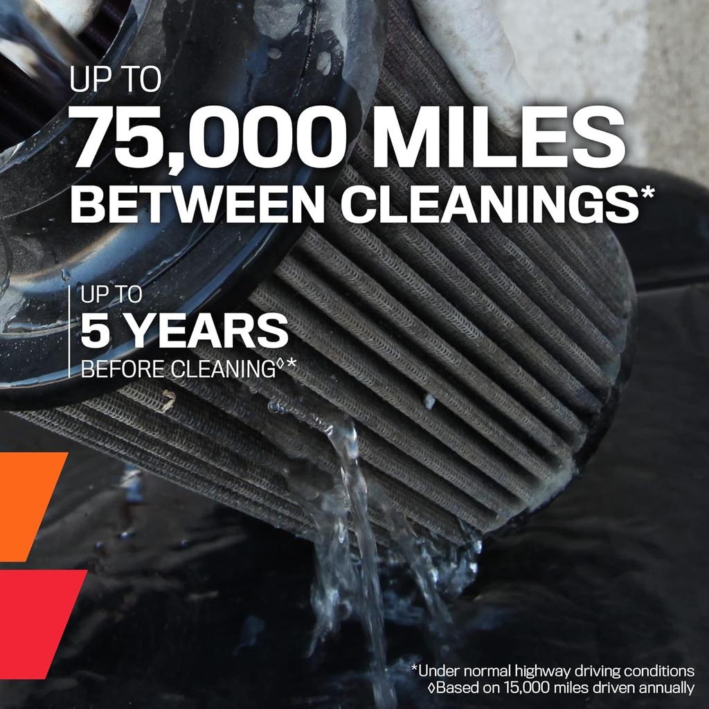 K&N Universal Clamp-On Air Intake Filter: High Performance, Premium, Washable, Replacement Air Filter: Filter