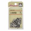 KIYOHARA Sankokko Three-tier Front Ring, 5 Pairs, Black SUN10-25