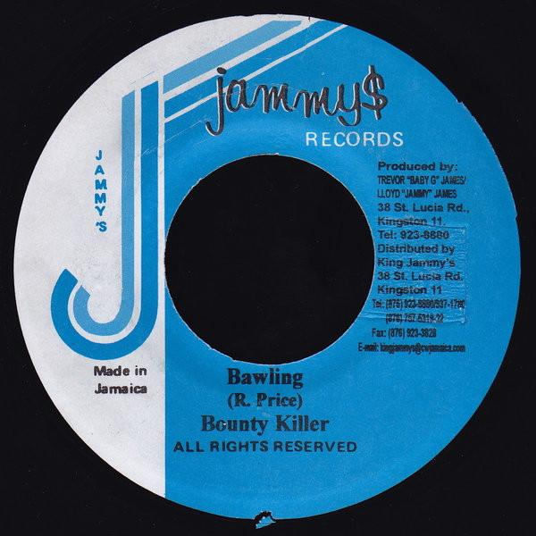 

7inch Record BOUNTY KILLER - Bawling NONE Jammy s Records 2002 Jamaica Reggae, Ska & Dub Used
