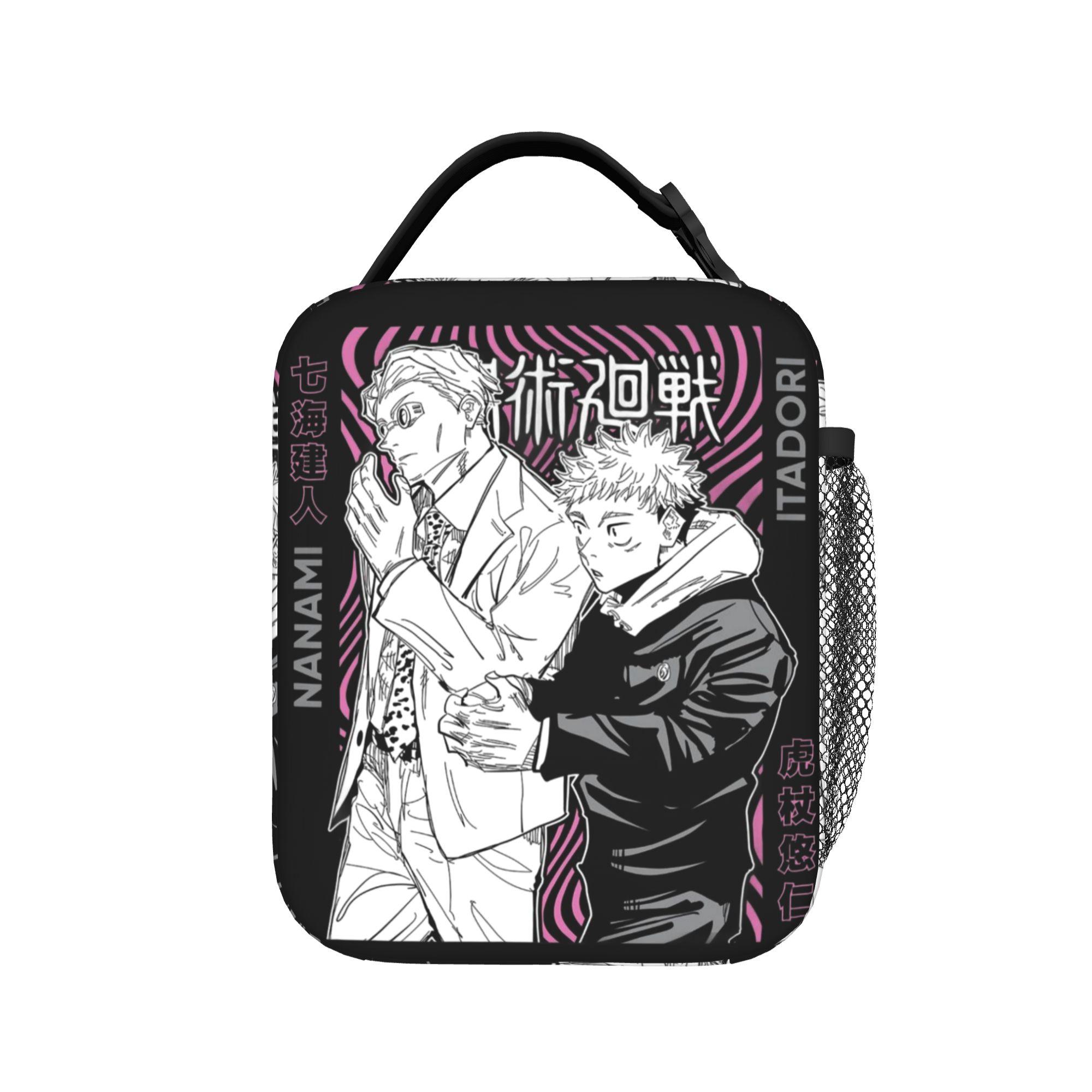 Choso Anime Manga Geïsoleerde Lunchtassen Lekvrije Jujutsu Kaisen Anime Lunchcontainer Thermische Tas Tote Lunchbox One Size