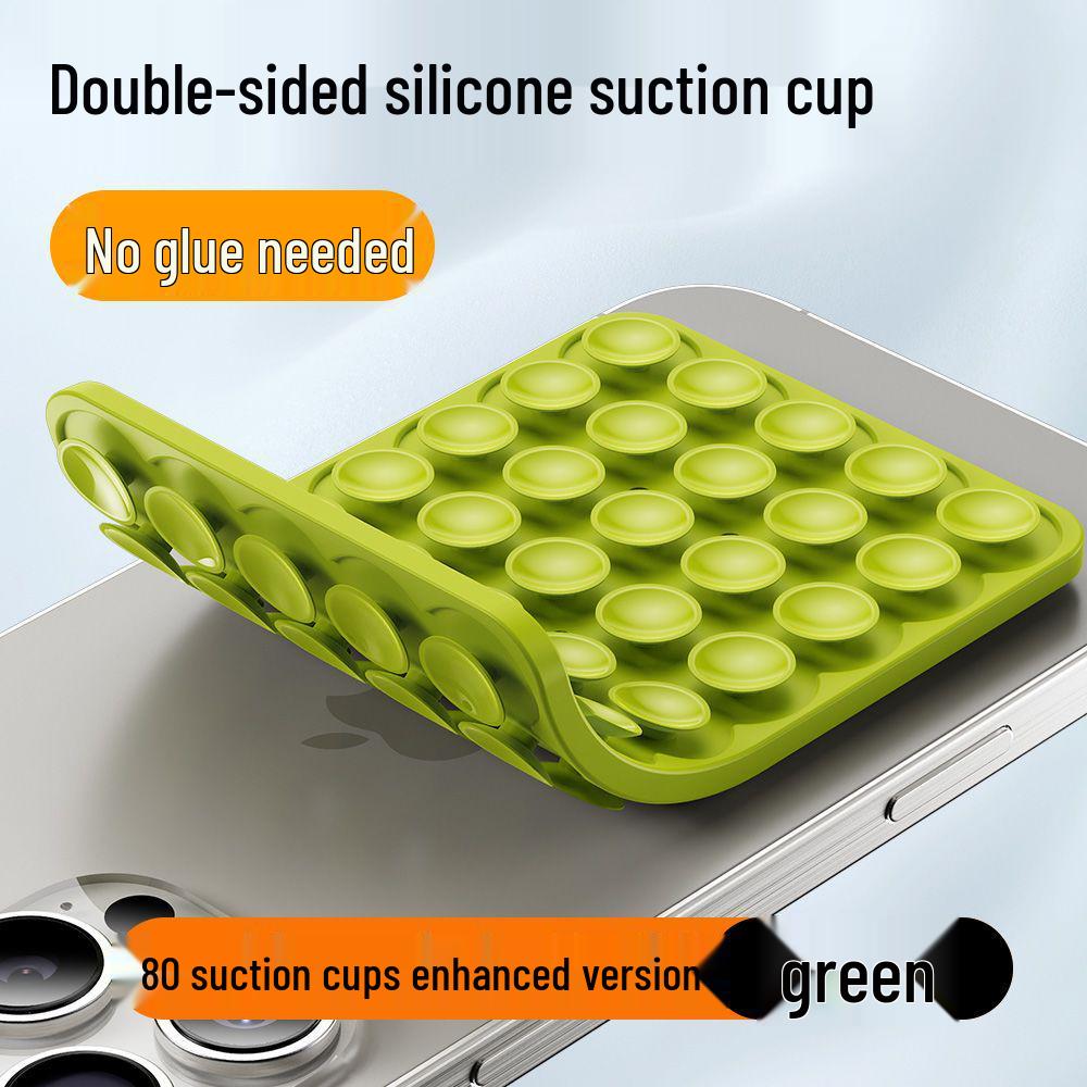 High-Performance, Double-Sided Silicone Suction Cup: Wind-Proof, Multi-Functional, Case-Compatible for Phones and Tablets