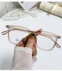 Anti-Blue Glasses For Women Without Makeup Irregular Glasses Frame For Male Students Finished Myopia Glasses Black Frame