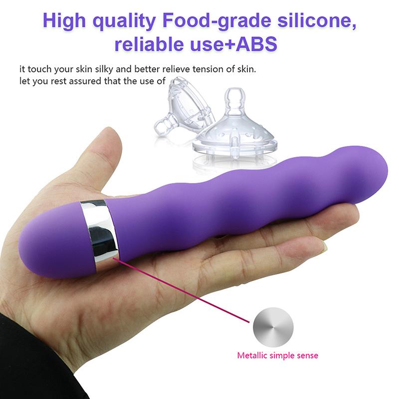 Multi-Speed G Spot Vagina Vibrator Clitoris Butt Plug Anal Stimulation Massager Erotic Goods Products Sex Toys For Woman Men