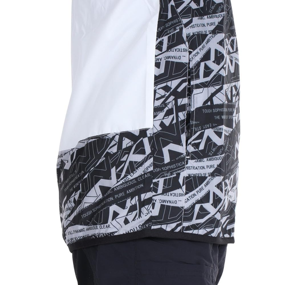 Mizuno Windbreaker Slim Size 32JEA220 N-XT Jacket, Water-Repellent, Fit, Men's, White, S,