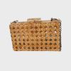 2024 Retro Rattan Acrylic Evening Bag with Trendy Shoulder Chain