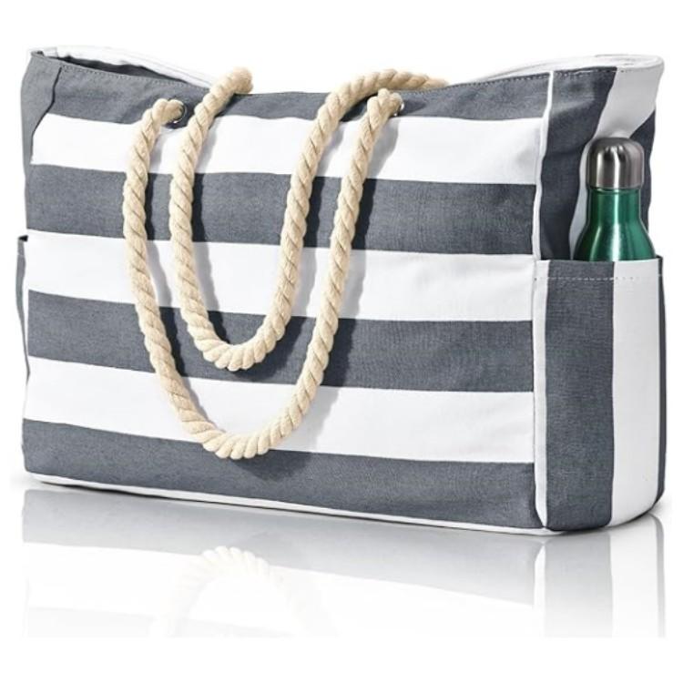 Beach Handbag Large Waterproof And Sandproof Foldable Women'S Beach Bag Large Capacity Portable Portable Storage Bag