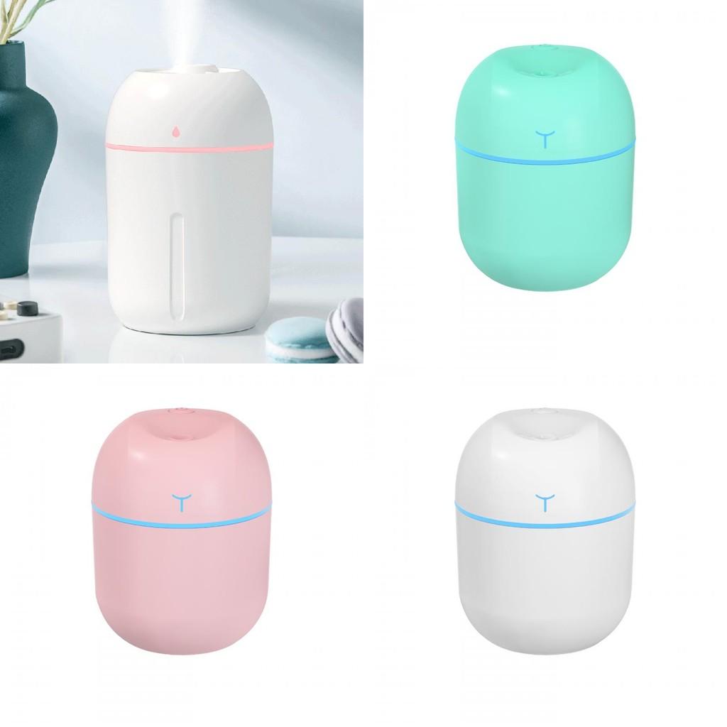 Print Cow Waterdrop Usb Humidifier With Water Protection Colorful Lights Home