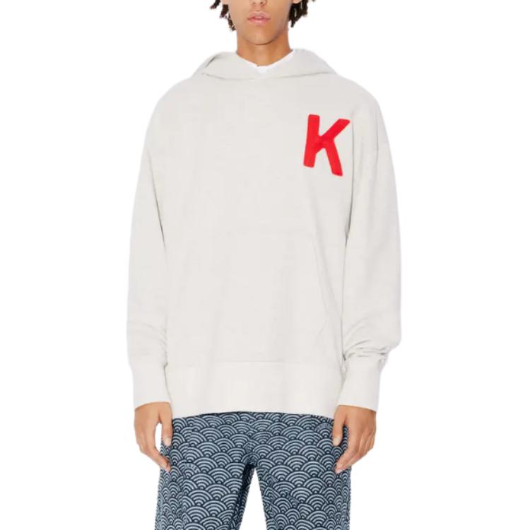 KENZO Lucky Tiger Genderless Embroidered Oversized Hoodie FE58SW0114MF-93