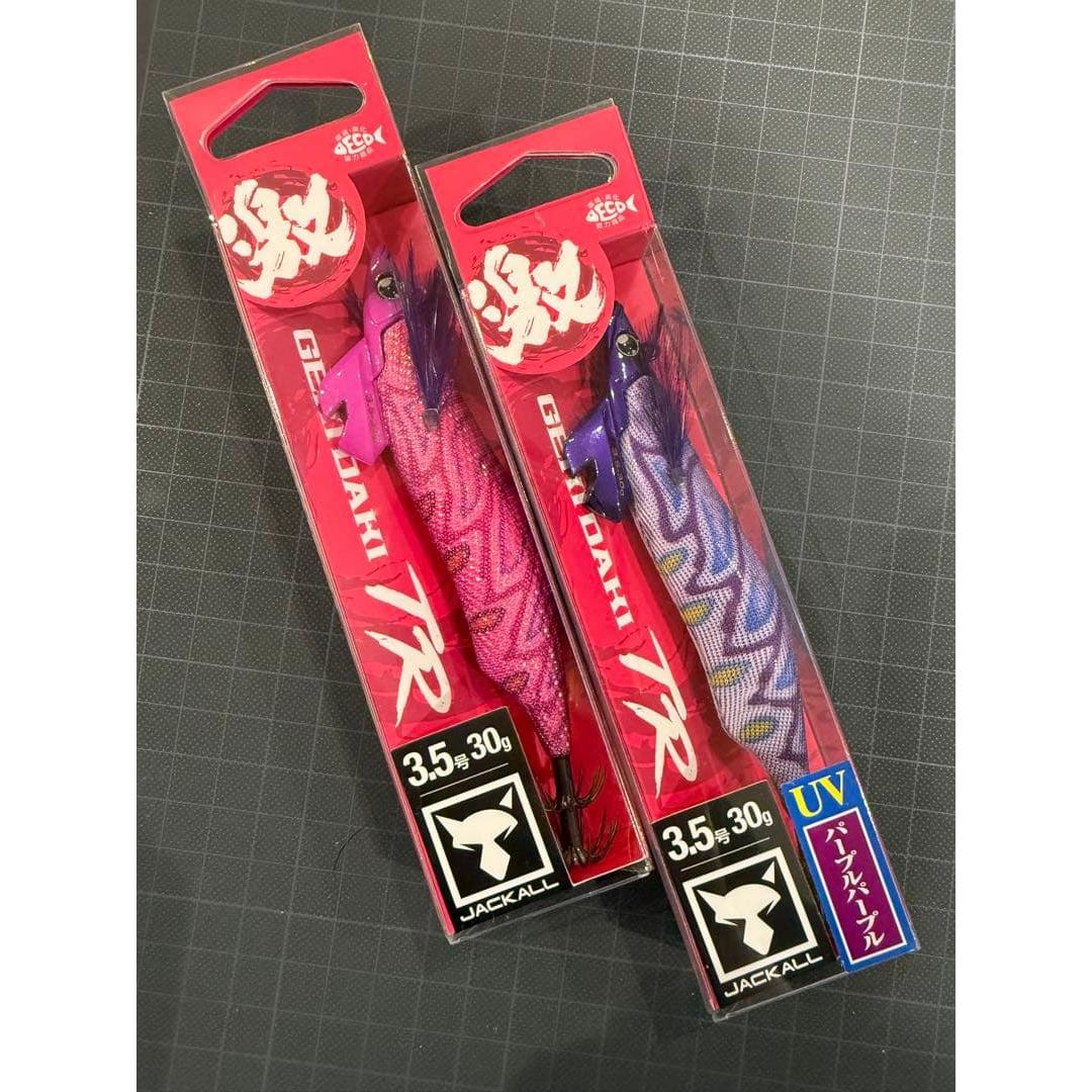 Used [Jackal] Gekidaki TR No. 3.5 2 pieces MAX Purple Purple Purple