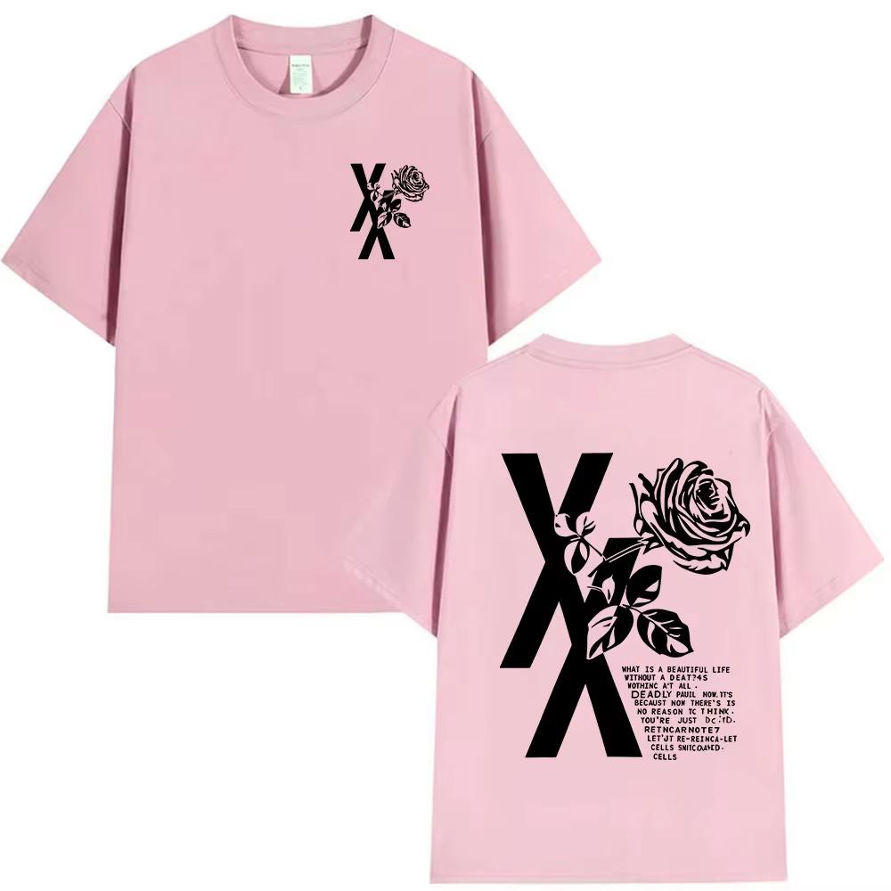 2026 Rapper Mgk Lost Tour 2026 Print T Shirt Men Women Casual Fashion Short Sleeve Tshirts Hip Hop Clothing Cotton Tshirt