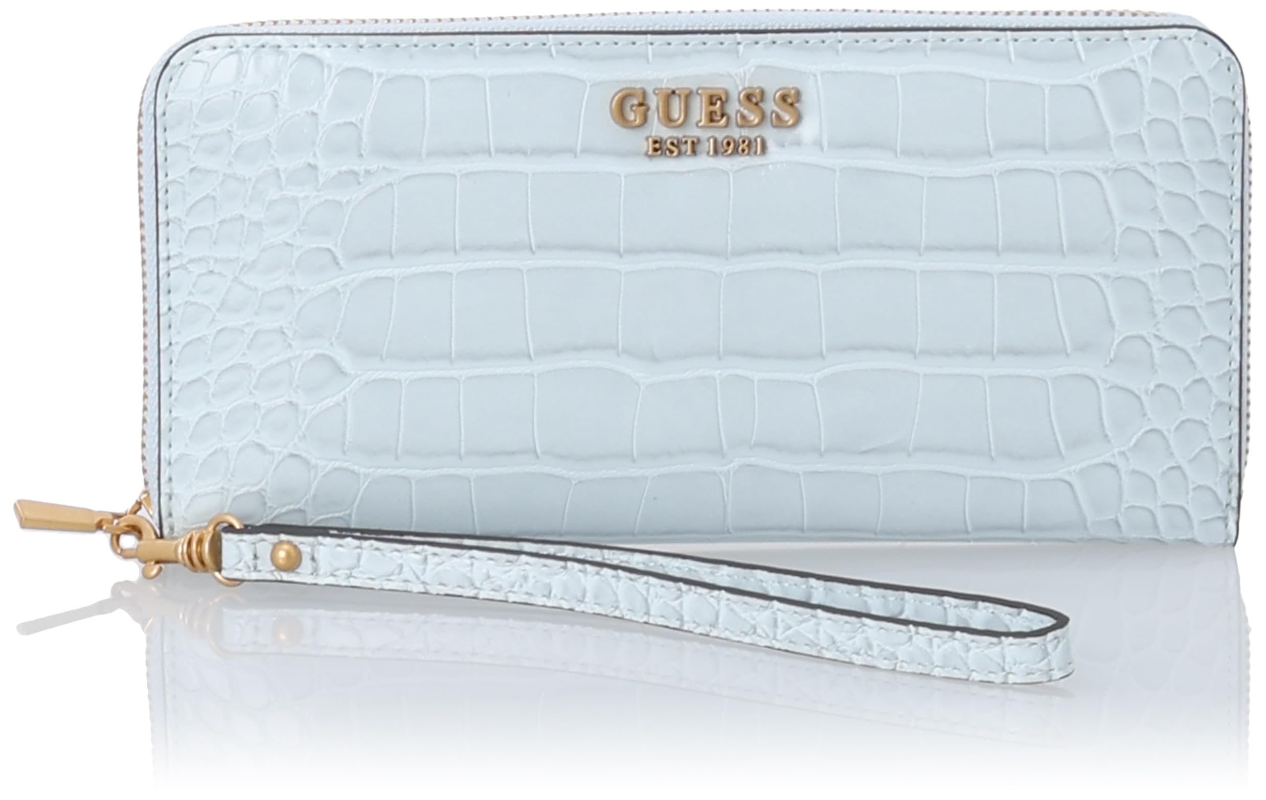 

Round Zipper Wallet CX850046 LAUREL ICE BLUE [Guess] [Item]