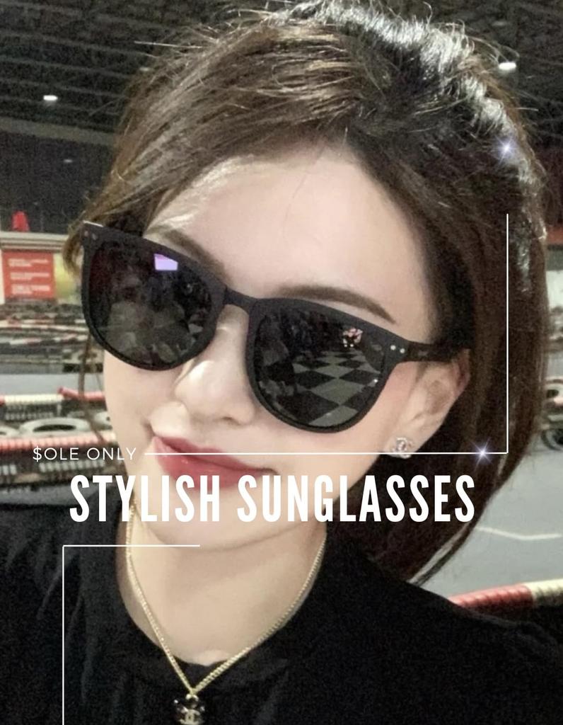 Sole Only Folding UV400 with Fashion Glasses for Men and Colored Mountain Portable [$ole Only] Sunglasses, Protection, TR90, Pouch, Women,