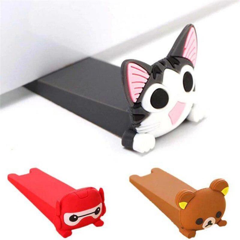 Silicone Door Stop Kids Edge Guard Baby Helper Protector Finger Home Office Safety Pinch Guard Lock