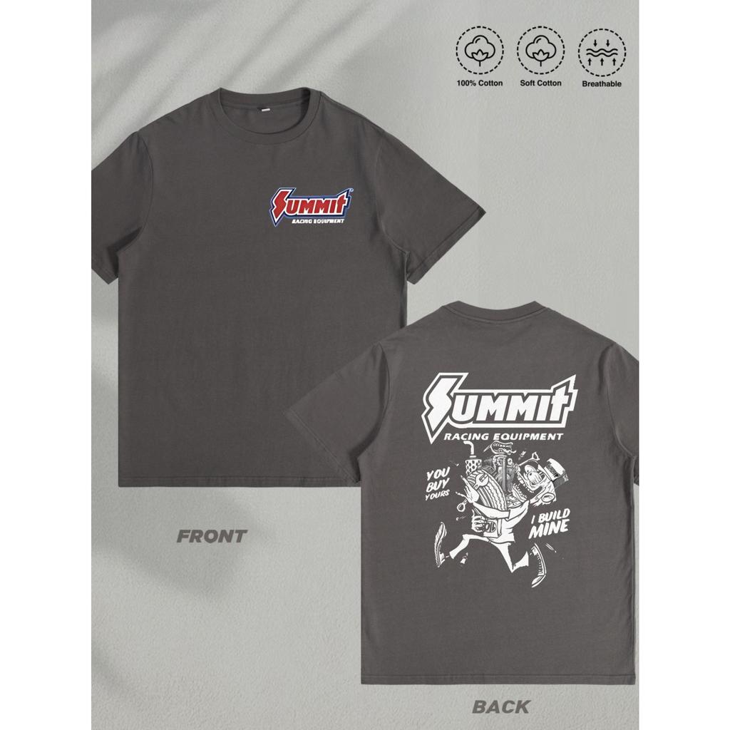 Double-sided Printing Men'S T-shirts Men'S Pure Cotton T-shirts Father'S Day Gift-Summit Racing Equipment T-Shirt Bold Design